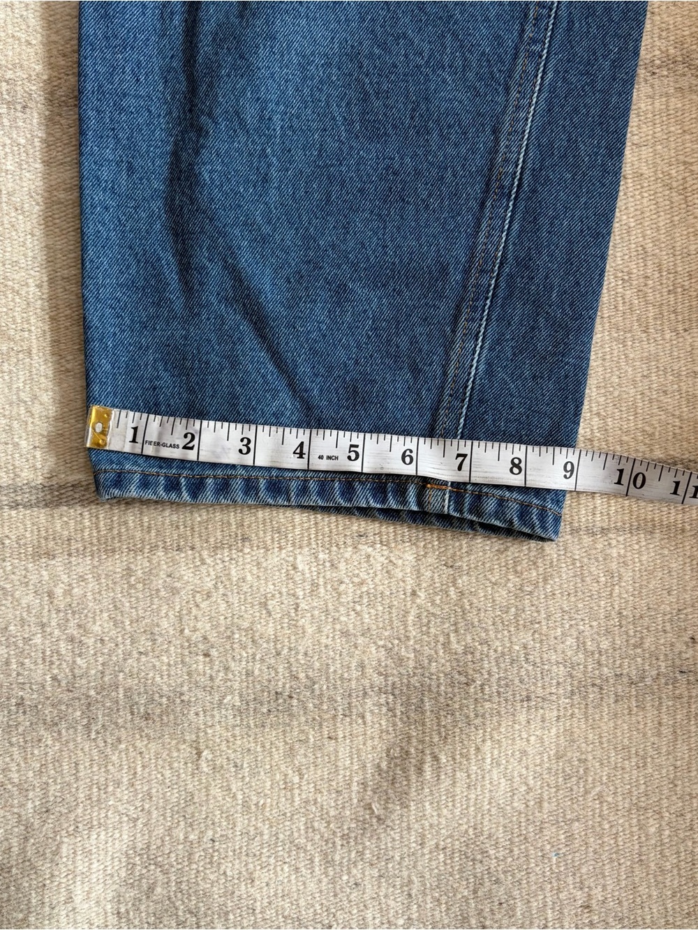 MM6 Maison Margiela Blue Button Jeans - Picture 10 of 13